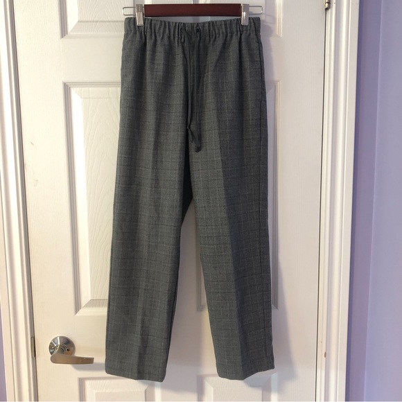 Aritzia The Group Babaton Grey Plaid Jimmy Pants - Picture 1 of 7